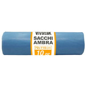 sacchi nettezza urbana in rotolo 70x110 azzurro (gr 800 ca) cod:ferx.98242