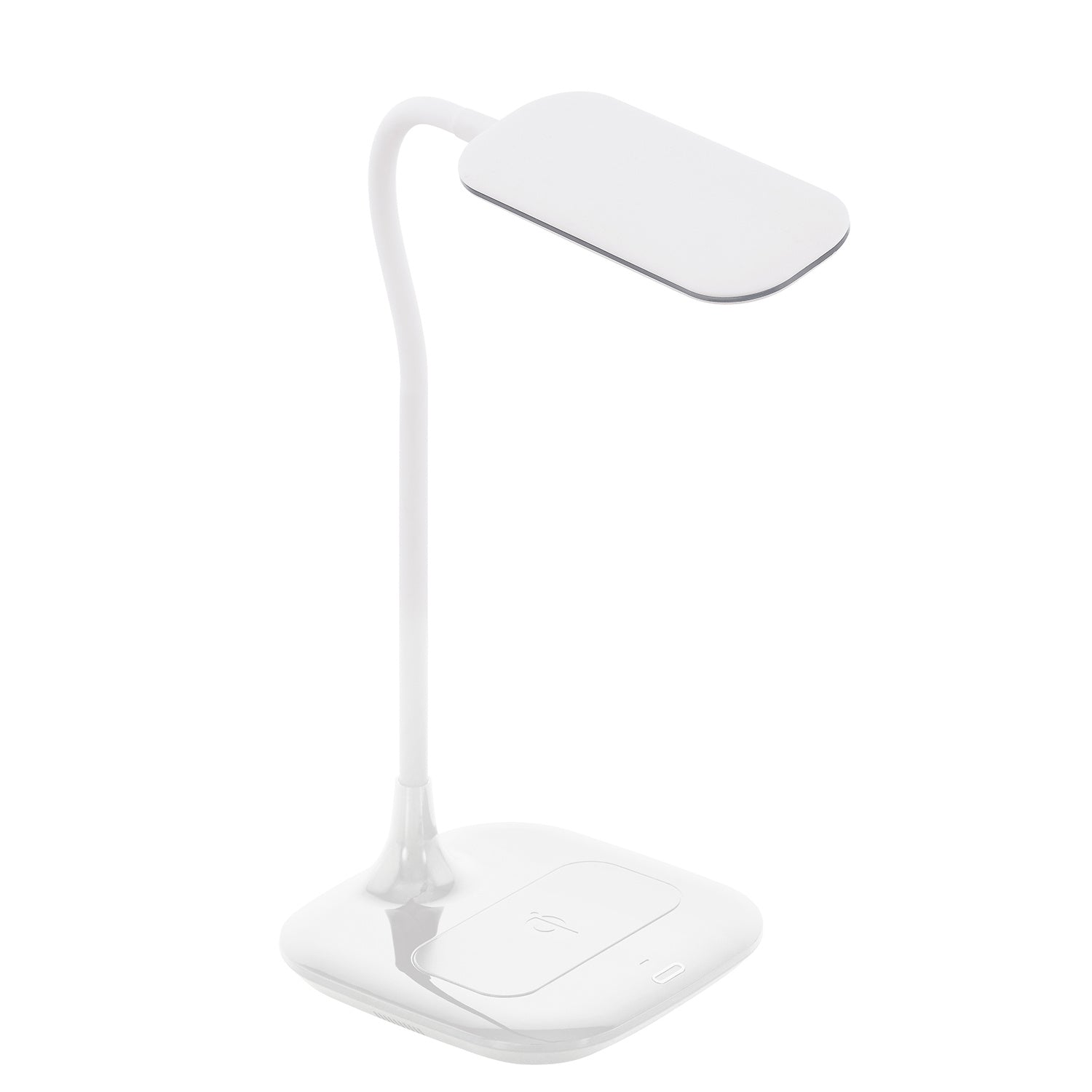 Lampada Da Tavolo Moderna Masserie Policarbonato Bianco Luce Led Integrato 3,4W