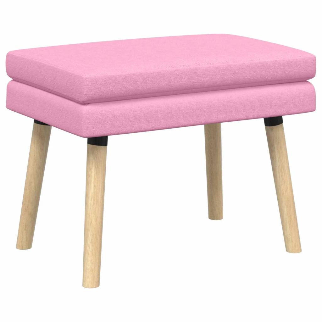 Panchina a doppio strato Rosa 60 x 40 x 46 cm Tessuto 42038429