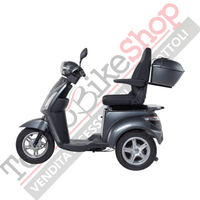 Z-TECH ZT-15-C Trilux Plus – Scooter Elettrico 3 Ruote per Anziani e Disabili-Grigio