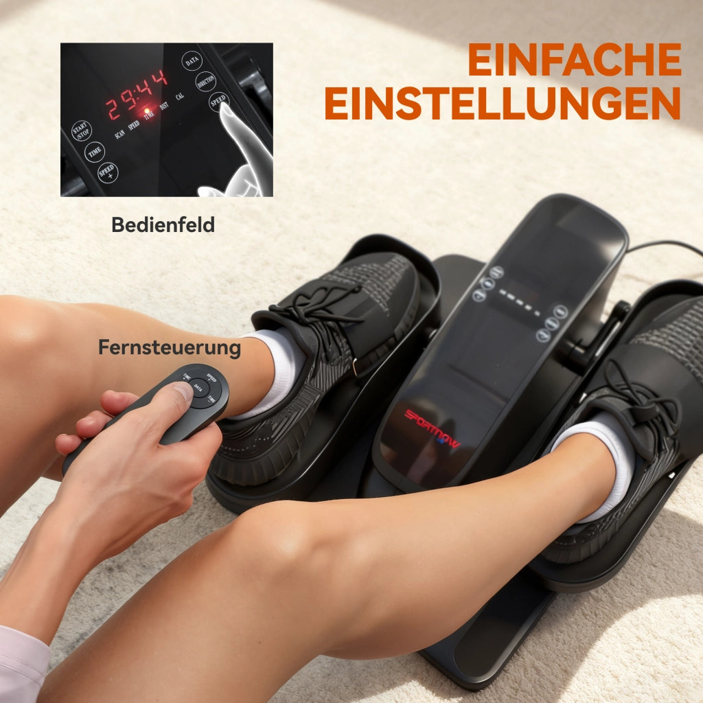 Pedaliera Fitness ¨C zephmum ¨C Nero Metallo Plastica
