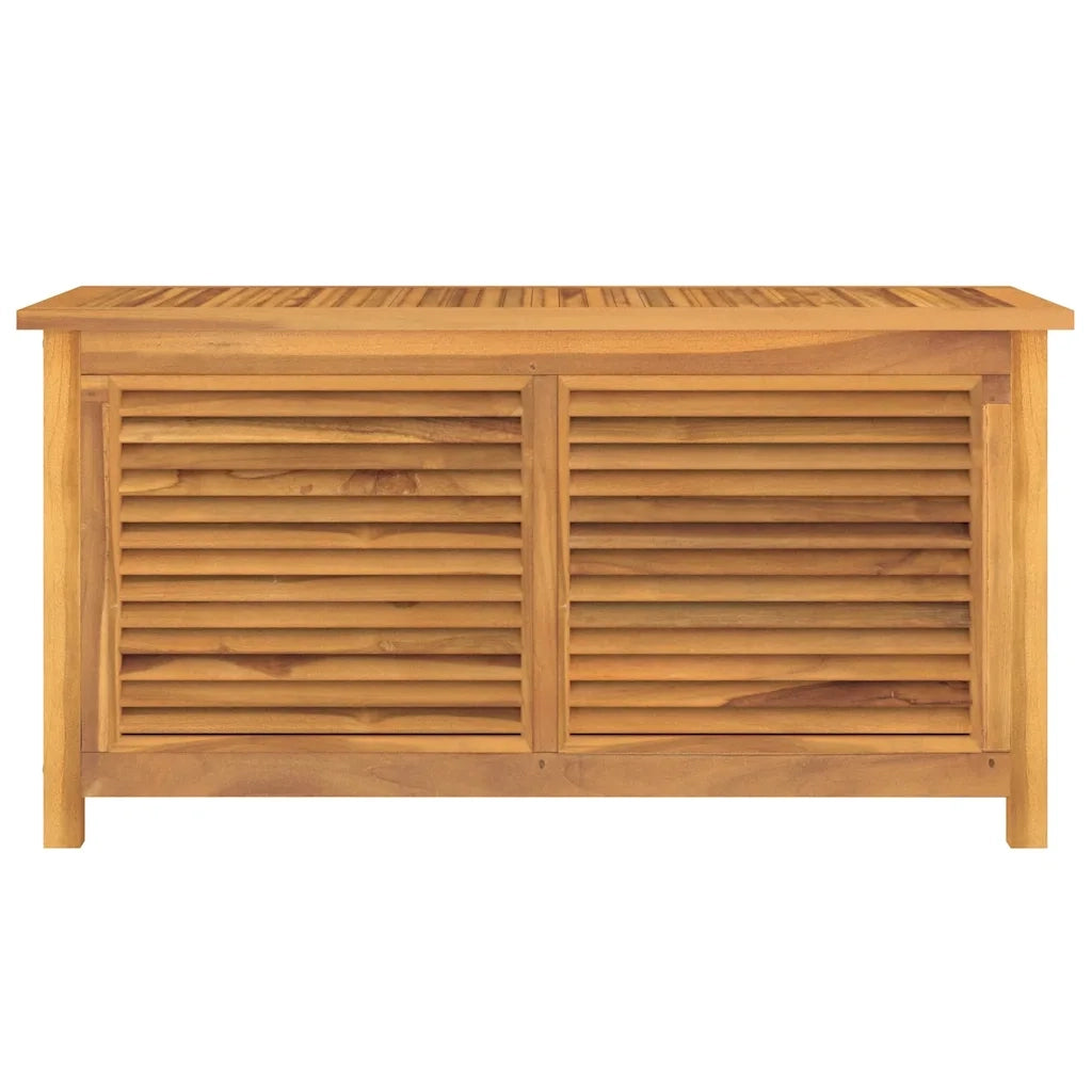 Contenitore Giardino con Borsa 114x50x58cm Legno Massello Teak 363271