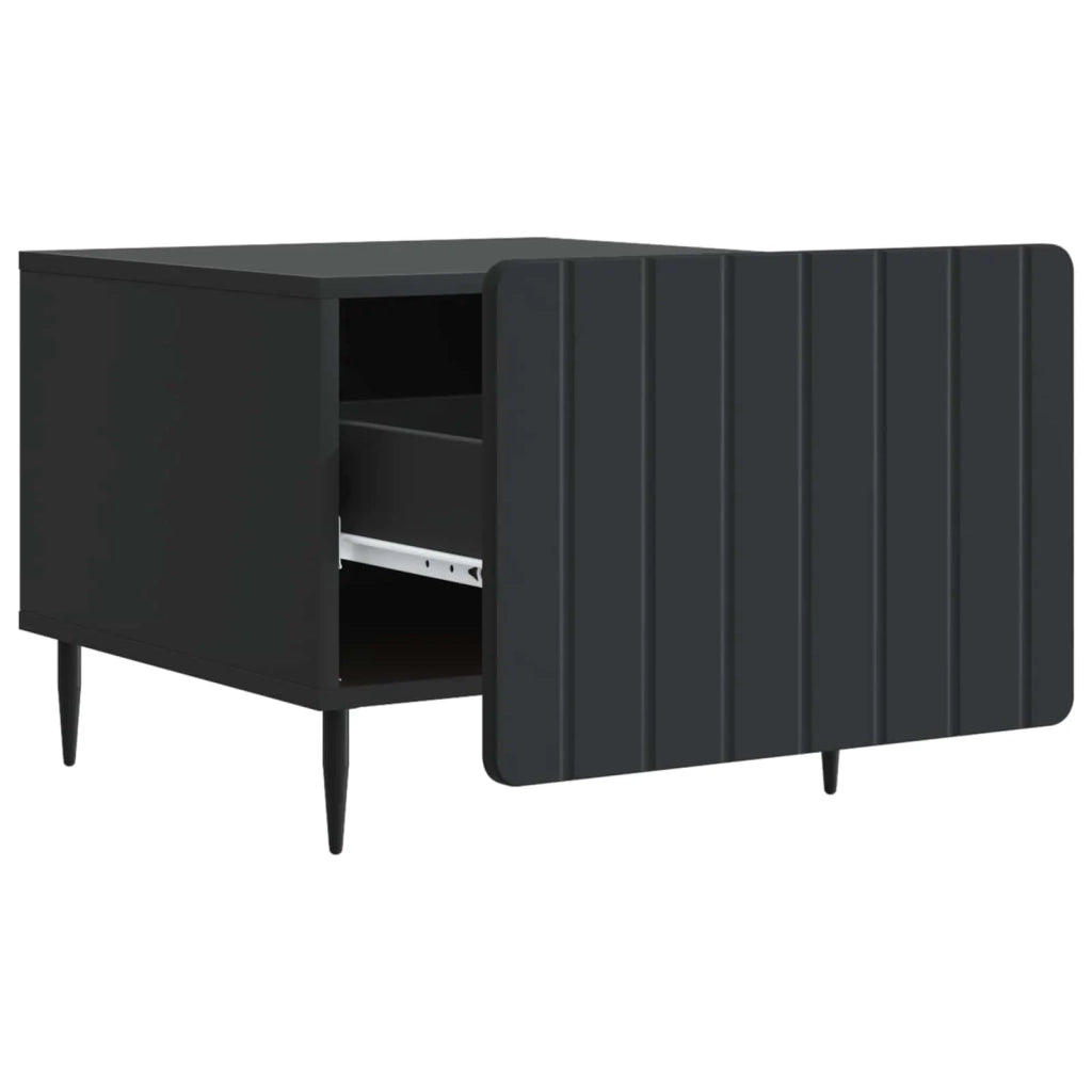 Tavolino da salotto Nero 49 x 50 x 42 cm Legno ingegnerizzato 894506