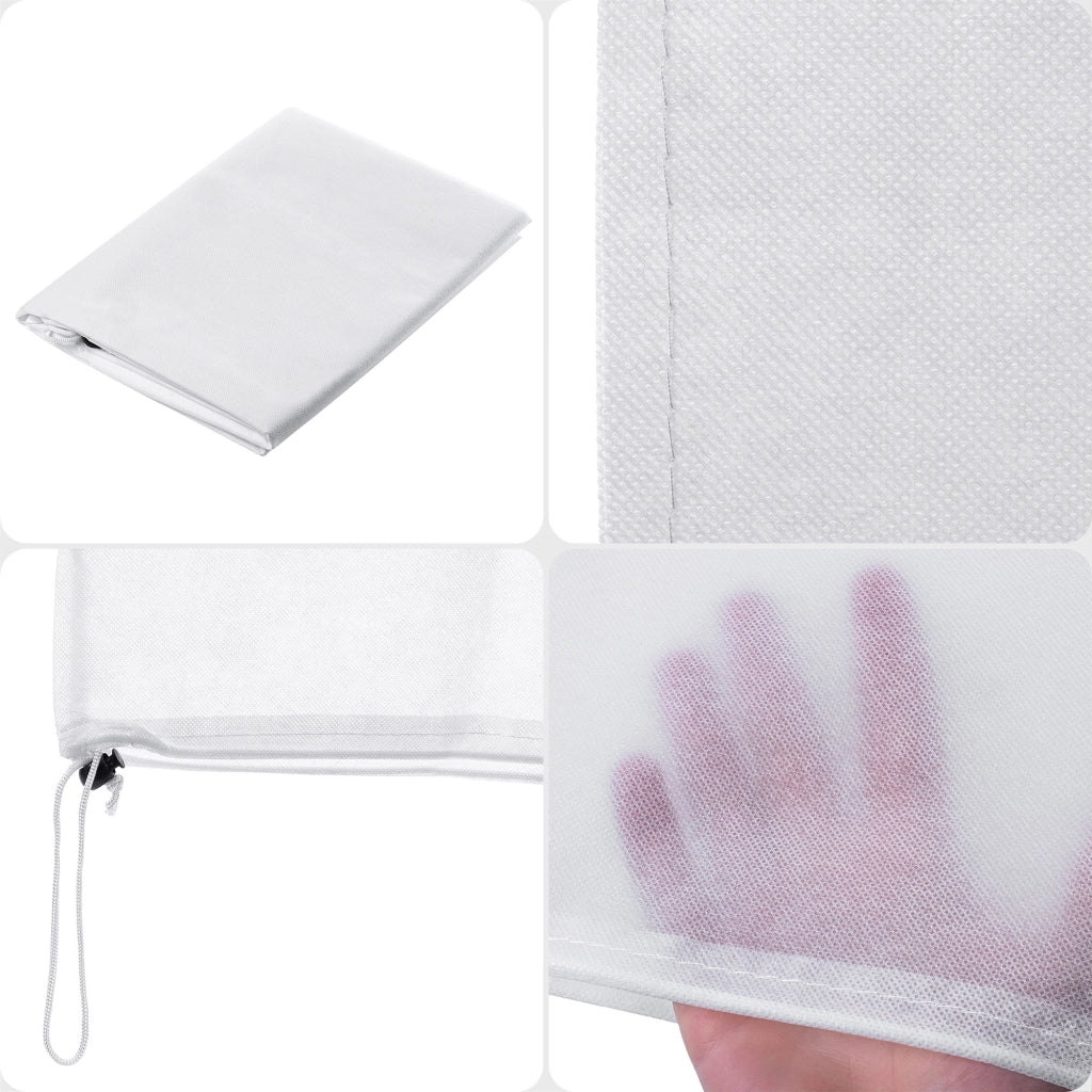 KADAX Cappuccio protettivo invernale per piante 1,2x1,8 m, sacco agrotessile con cordino 50 g/m
