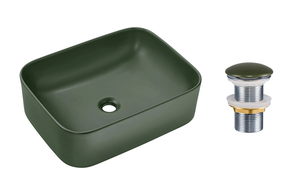 Set lavabo con tappo click-clack Lavabi da appoggio 50 x 1401 x 38 cm