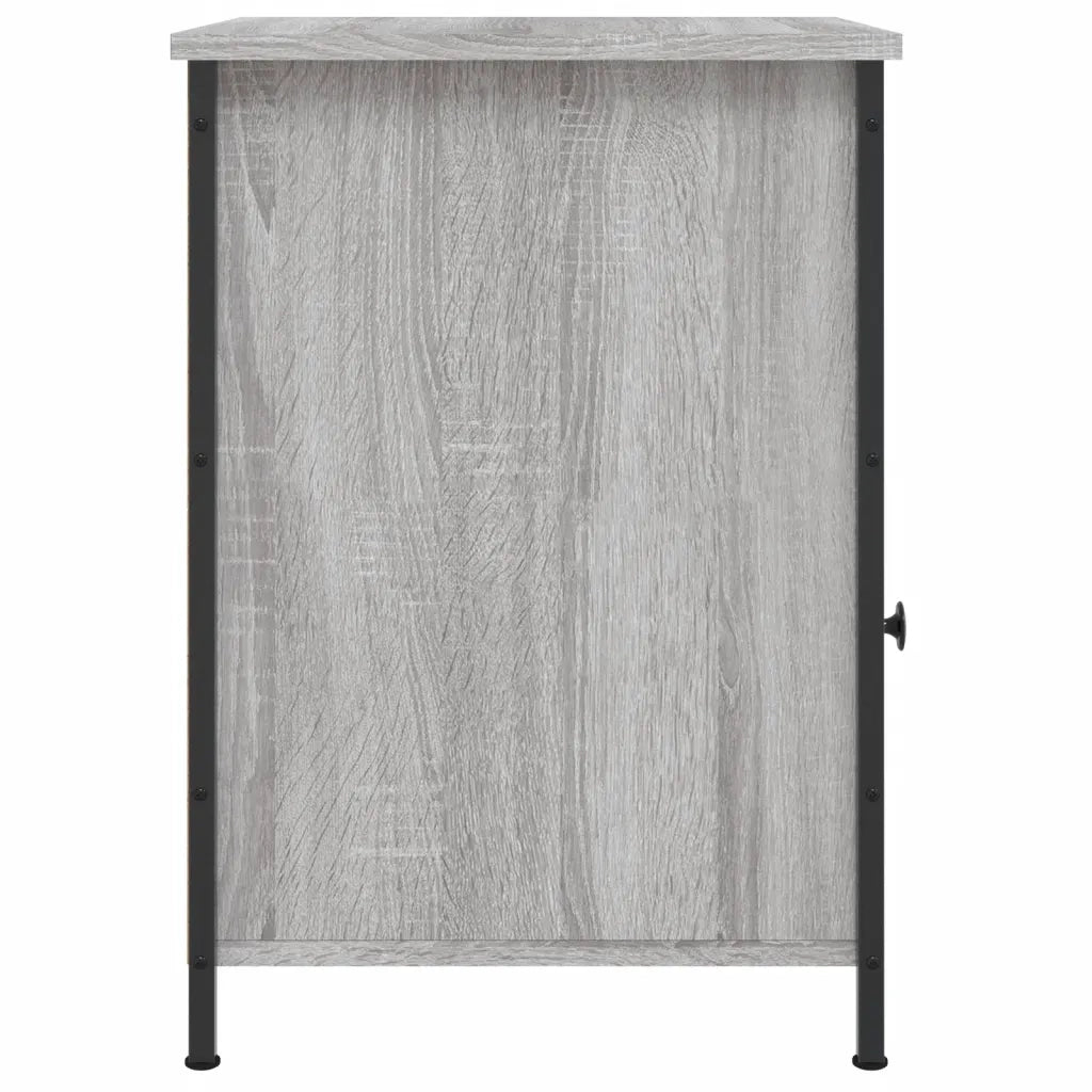 Comodini 2 pz-Set di 2 Tavolino da notte Grigio Sonoma 40x42x60 cm in Legno Multistrato 333171