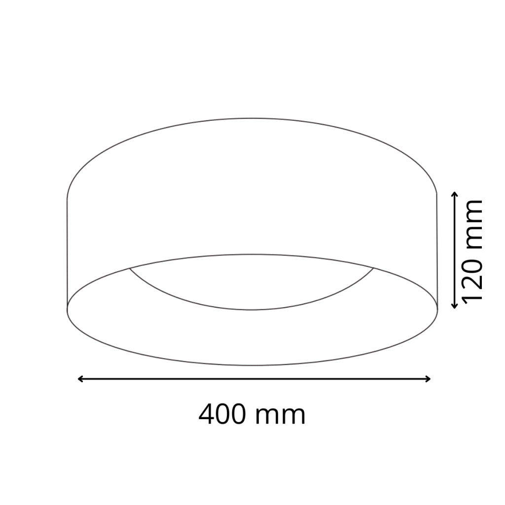 Plafoniera LED Polux Tuluza bianco oro 24W 4000K Ø40cm