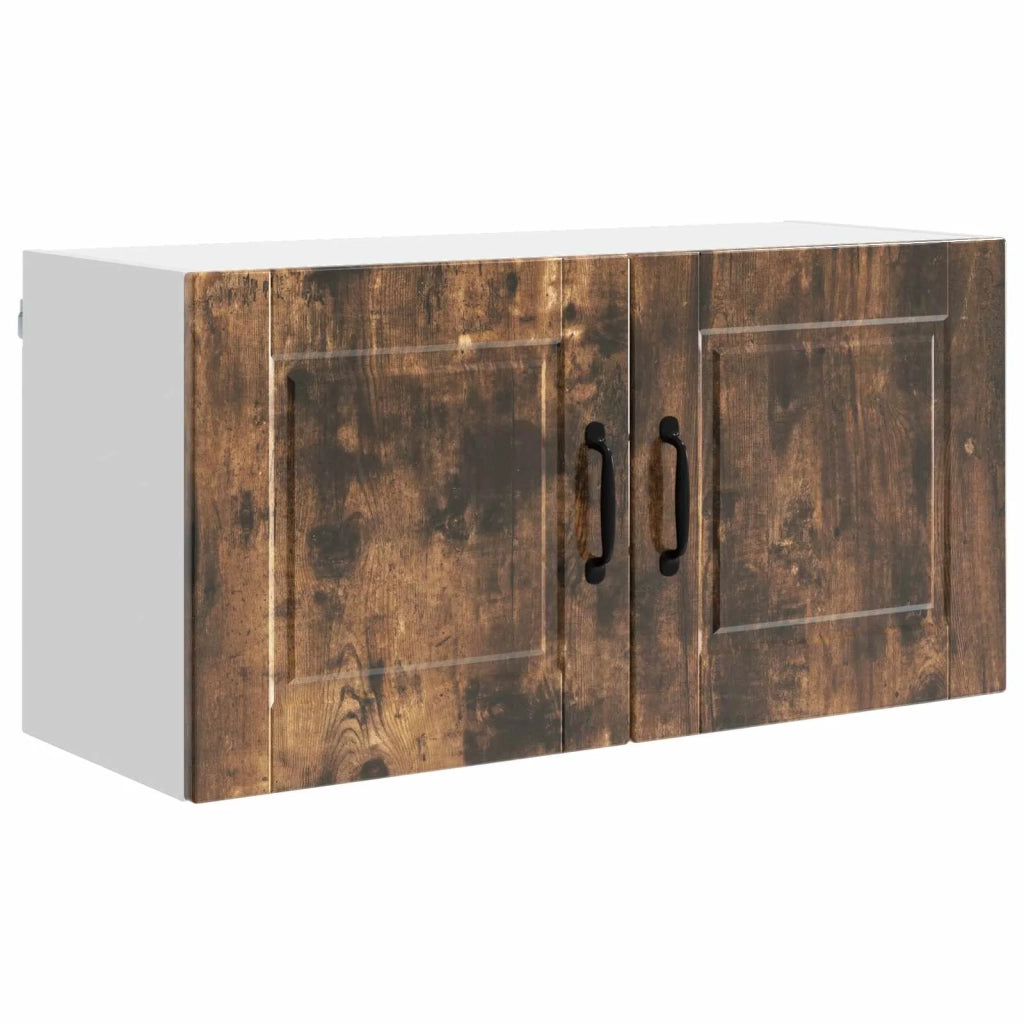 Armadietto a muro PORTO Rovere fumé 80 x 31 x 40 cm