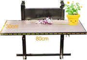 Balkon tafel bar per reling, tavolo da giardino pieghevole, tavolo multifunzionale per rail opknoping, tavolo da giardino regolabile per terrazza, terrazza, tetto e veranda