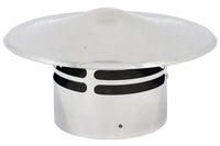 terminale con cappello inox dn stufa a pellet ø 10 cm cod:ferx.98275
