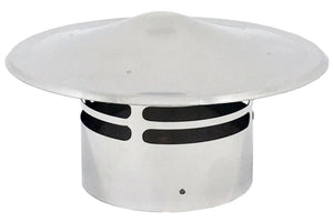 terminale con cappello inox dn stufa a pellet ø 10 cm cod:ferx.98275