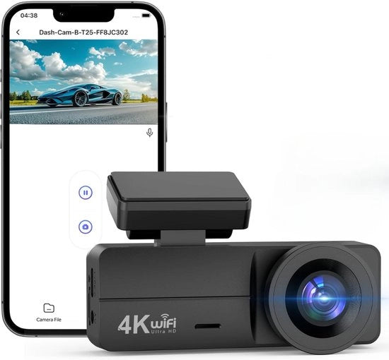 Cannoni di Sorveglianza per Auto - Registrazione Video - Avanti e Indietro - Sicurezza Stradale - Prevenzione Danneggiamenti - Funzione di Registrazione Continua - Giorno e Notte