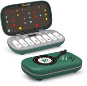 Pianino per bambini, tastiera elettronica multifunzionale giocattolo per ragazzi e ragazze, giocattolo educativo e musicale (verde).