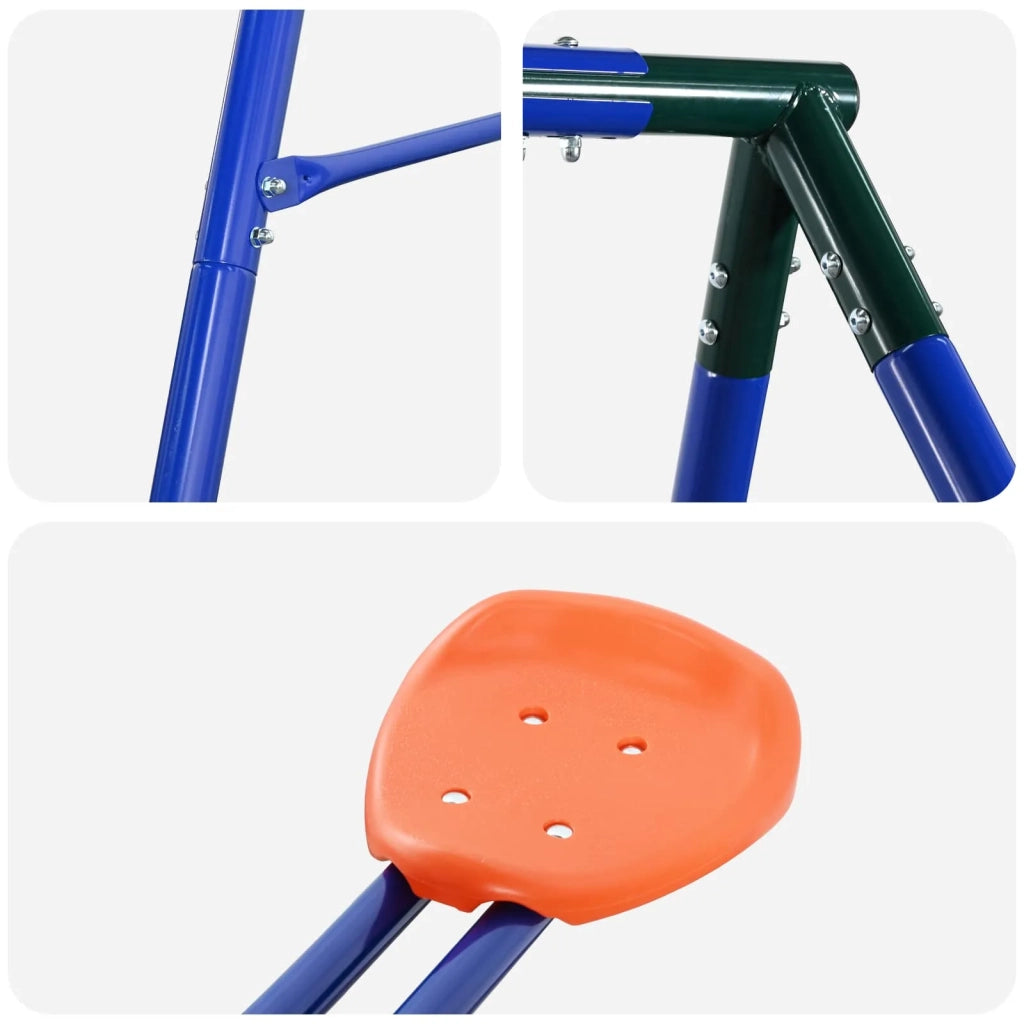 Set di Altalene per Esterni Multicolore Acciaio e PE 3429834