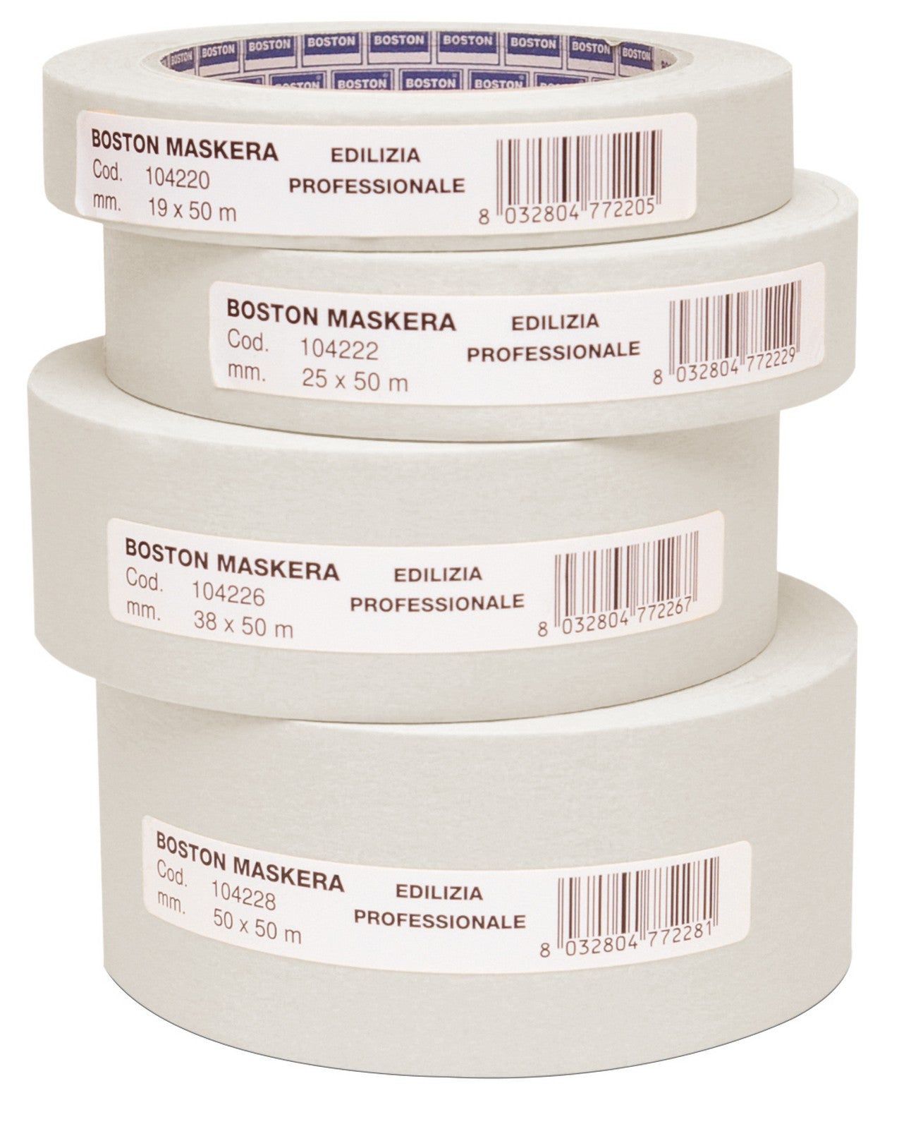 boston nastro maschera professionale resistente fino a 60â° 24x50 mt cod:ferx.98286