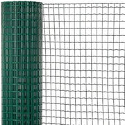 Trade Shop - Set 3pz Rotolo Rete Di Plastica Verde Maglia Quadra 10x10mm 0.5x5mt Recinzione 219380 -