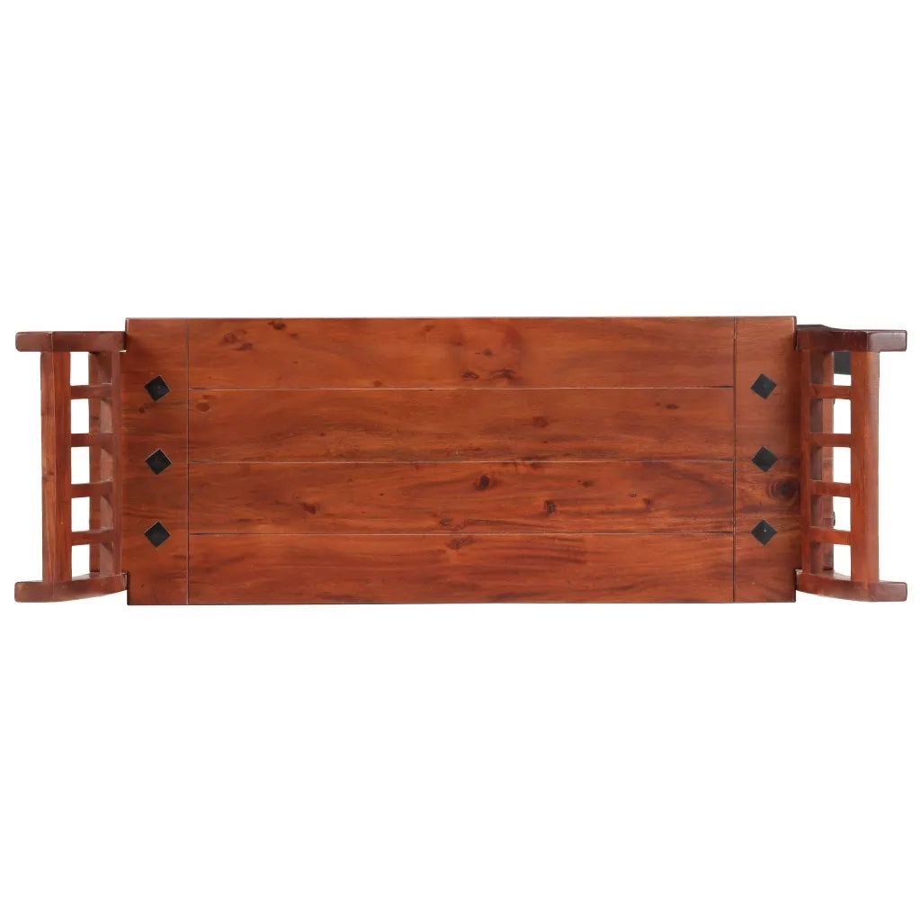Panca 111 cm in Legno Massello di Acacia 286264