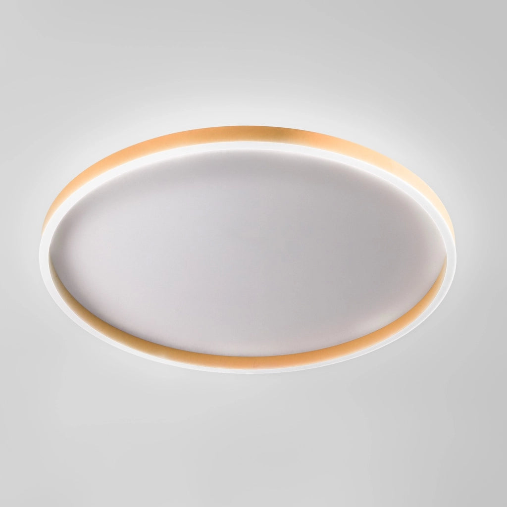 Lampada a Soffitto AELA P/G in Alluminio Pesca 60W+12W LED Integrato Biemissione 3800lm Dimmerabile Taglio Fase - Gealuce