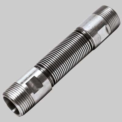 GIUNTO ANTIVIBRANTE MM IN AISI 321  1  L 165 mm     MADE IN ITALY