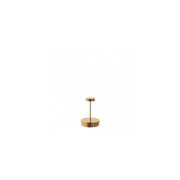 Lampada a led da tavolo Swap mini pro Oro lucido ricaricabile e dimmerabile