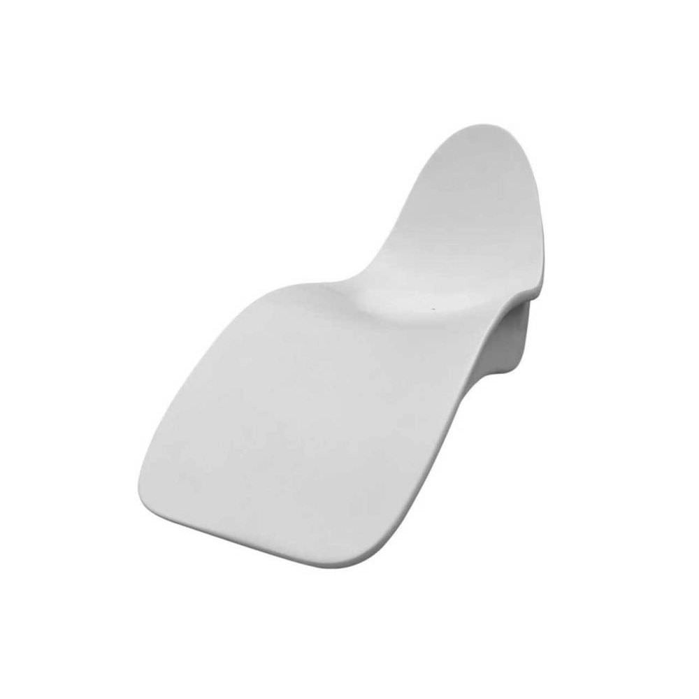 Sined Venere Chaise Longue In Vetroresina Forma Anatomica Perfetta Per Il Massimo Comfort Bianca
