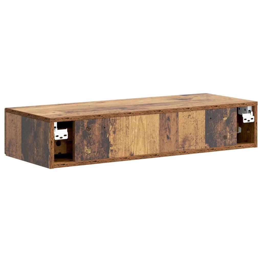 Tavolino da Parete Laterale Legno antico 87,5 x 34,5 x 17 cm 899353