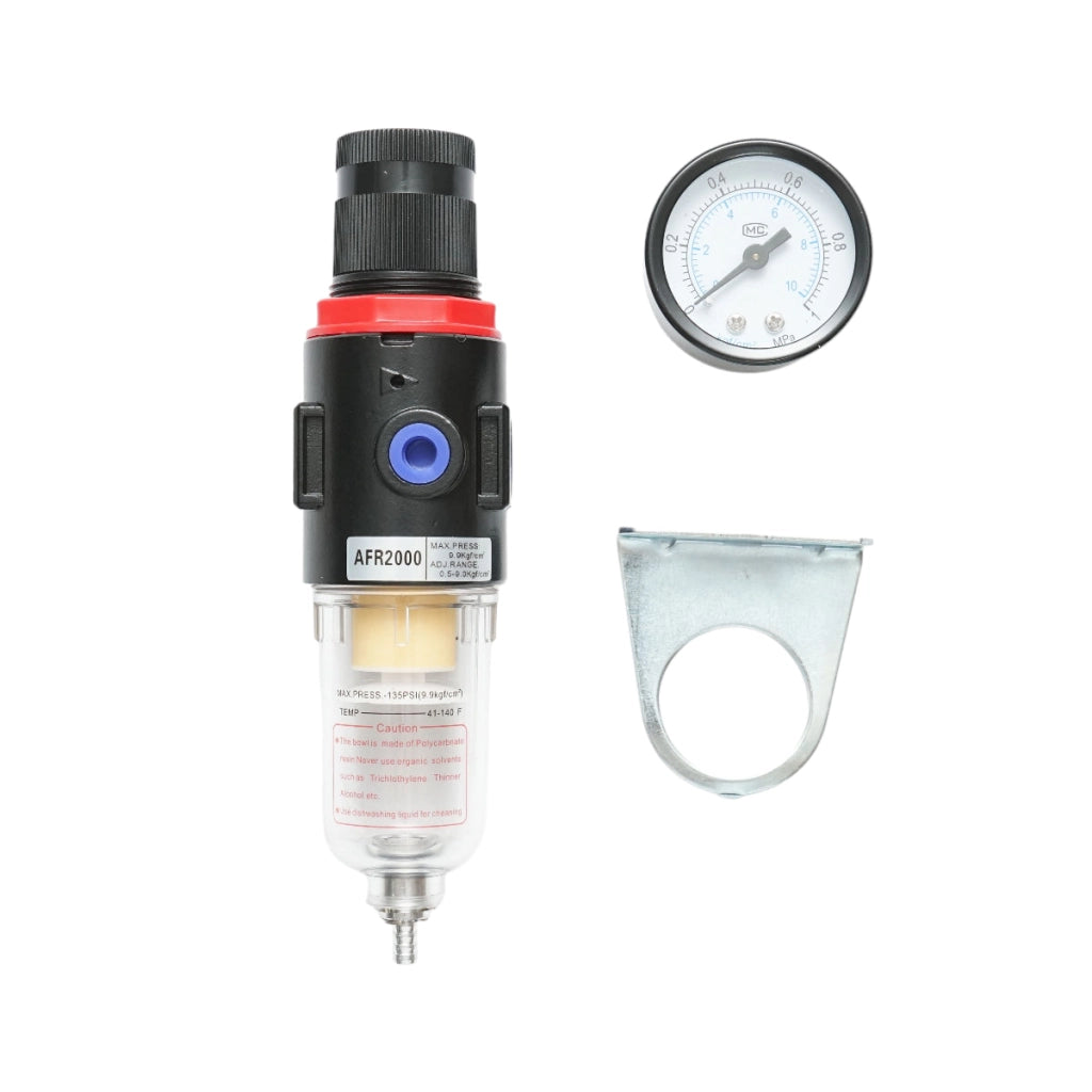 Filtro aria con regolatore di pressione max. 1 MPa, attacco 1/4