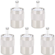 Connettore UHF PL-259 Coassiale 5 pezzi - Connessione RF - Adatto per GPS e Antenna - 50 Ohm - Alta qualità