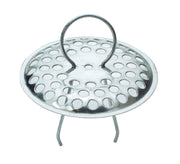GRIGLIA FERMADETRITI ACCIAIO INOX D. 35 MM