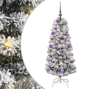 Albero di Natale | Decorazioni natalizie Artificiale con Rami Pieghevoli 120 cm