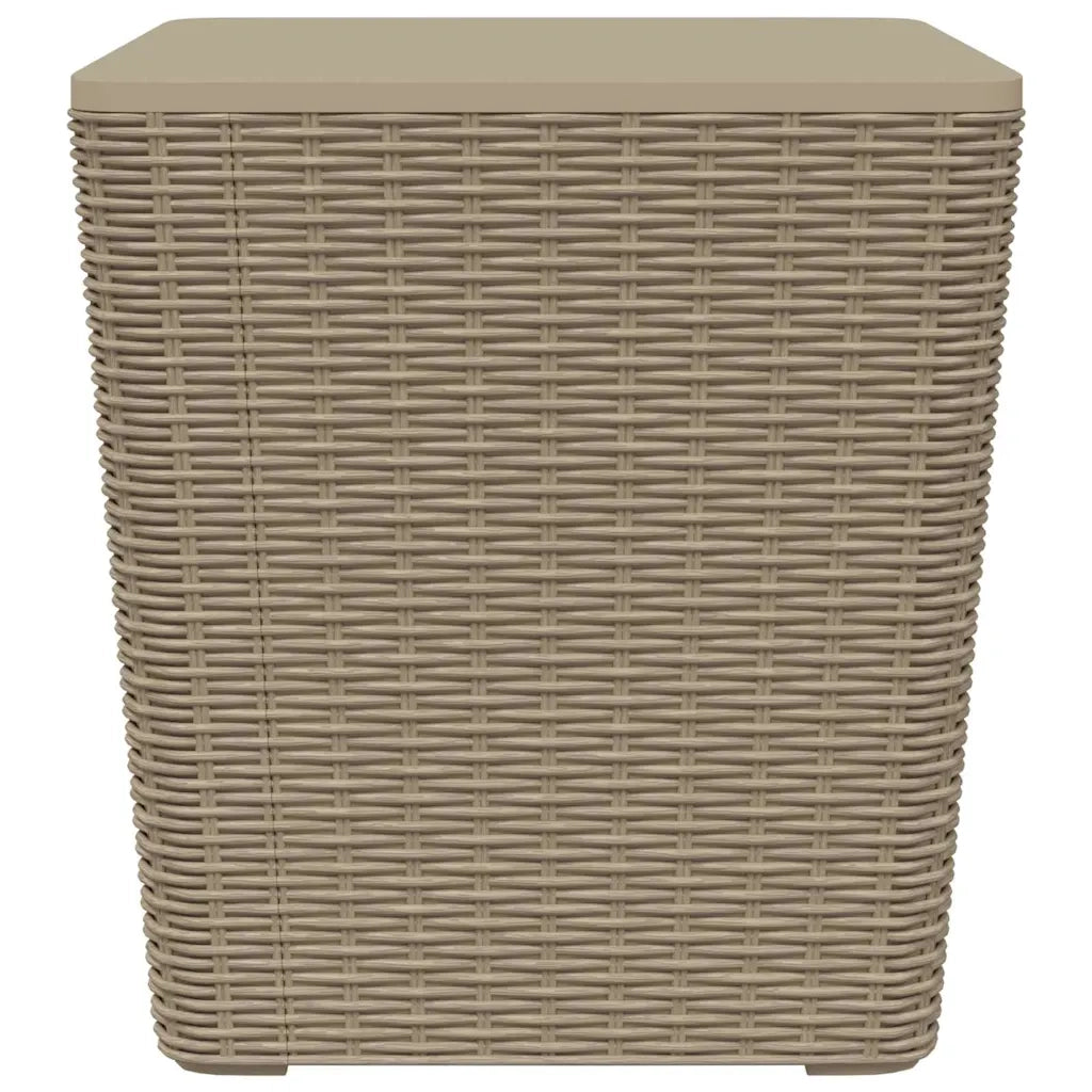 Tavolo da Giardino con Coperchio Polipropilene Marrone Chiarocod mxl 81945