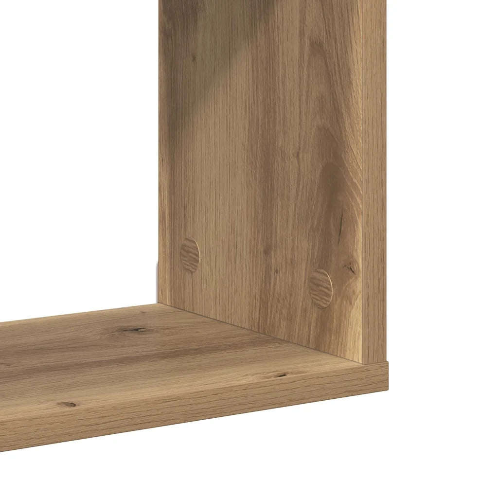 vidaXL Mensola da Parete rovere artigianale 100 x 20 x 53 cm
