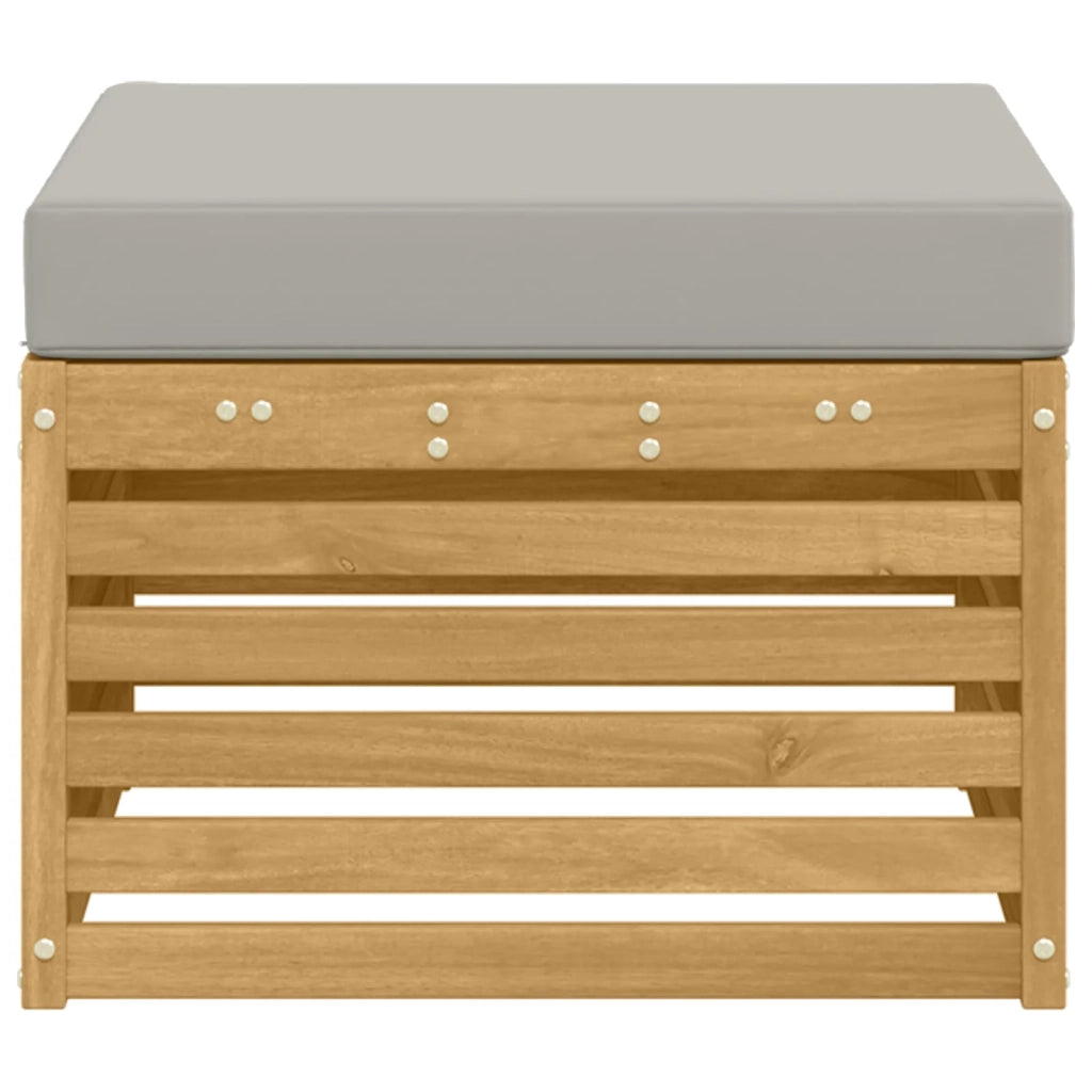 Poggiapiedi da Esterno Legno di Acacia Massello Bianco CFW4077525