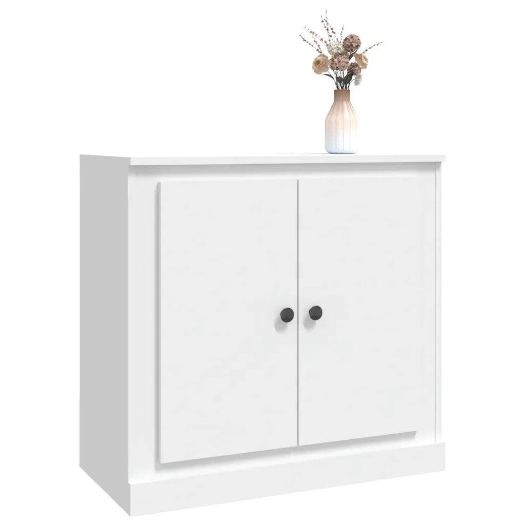 Credenza Bianca 70x35,5x67,5 cm in Legno Multistrato 816184