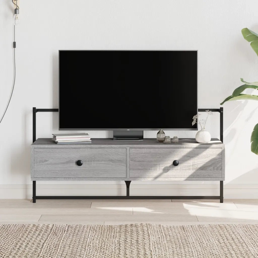 Mobile TV a Muro | Armadietto TV | Mobile Porta TV Grigio Sonoma 100,5x30x51 cm Legno Multistrato