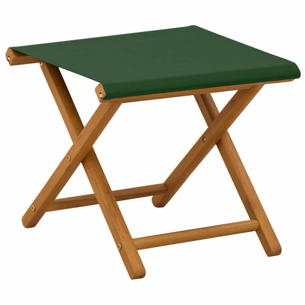 Lettino 4 pcs 3 Posizione Legno di Eucalipto Massello Verde 3407801