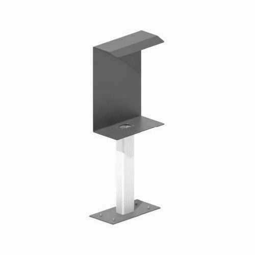 SUPPORTO A PAVIMENTO PER FISSAGGIO QUADRO DI COMANDO ACCESSORI CANCELLI CANCELLO