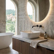 Lavabo appoggio 40x40 cm LA27 bianco