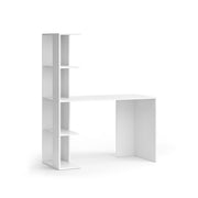 Vicco Scrivania Bianco 122.2 x 55.2 cm con 4 scomparti