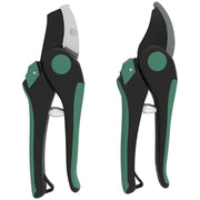 Set Attrezzi da Giardino 2 Pezzi ¨C Xylo ¨C Metallo con Forbici da Potatura Verde Nero