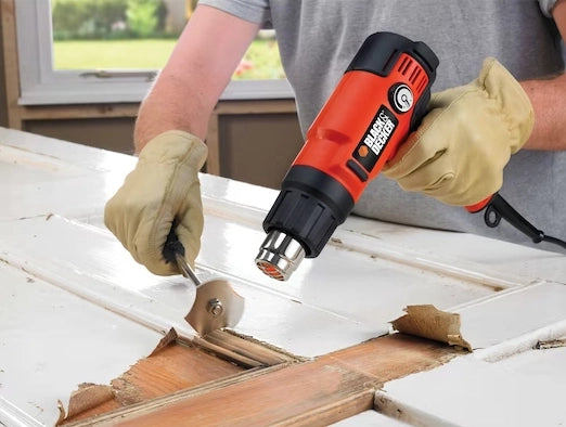 Black+decker kx2200k-qs pistola termica ad aria calda, sverniciatore potenza 2000w