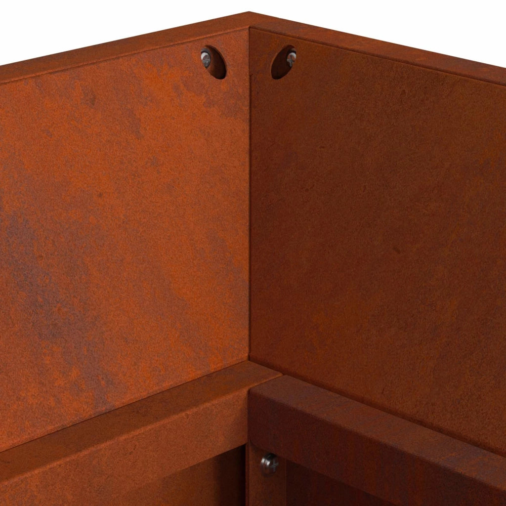 Focolare Marrone 160 x 45 x 35 cm Acciaio CFW6245390