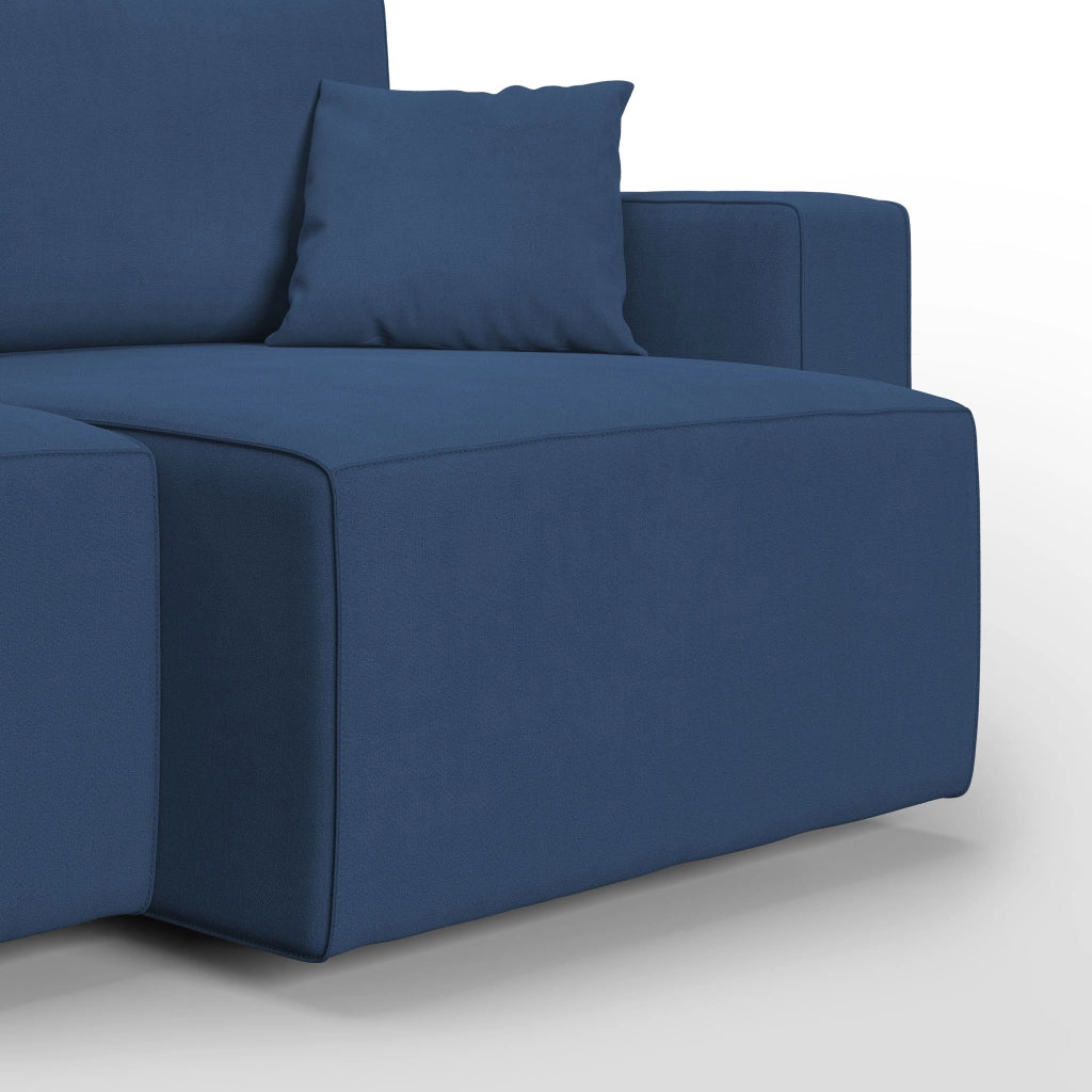 Morfeo Divano in tessuto impermeabile 215 cm blu
