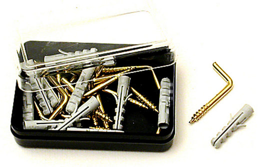 appendiquadri in acciaio ottonato con tasselli pz 10 cod:ferx.98314