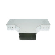 Derivazione a T orizzontale in acciaio zincato per grondaia 100x200mm