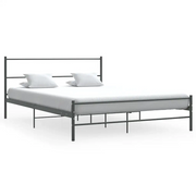 Giroletto senza Materasso Grigio in Metallo 140x200 cm
