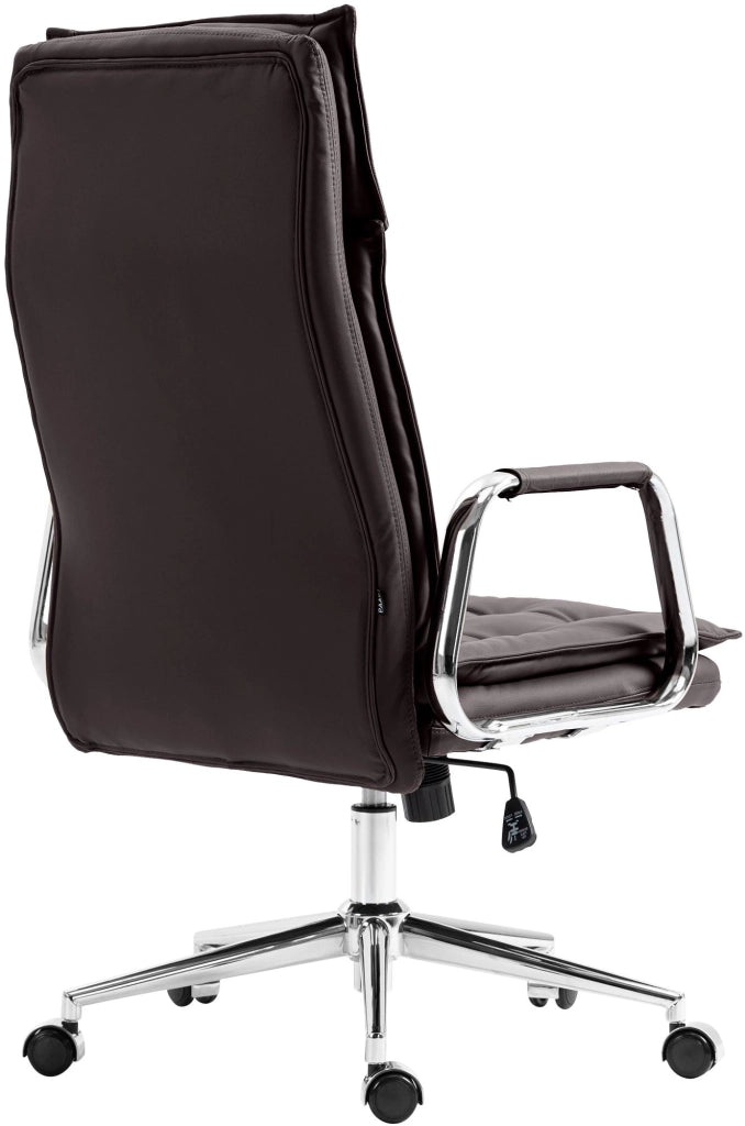 Sedia da ufficio Sotira in vera pelle 4