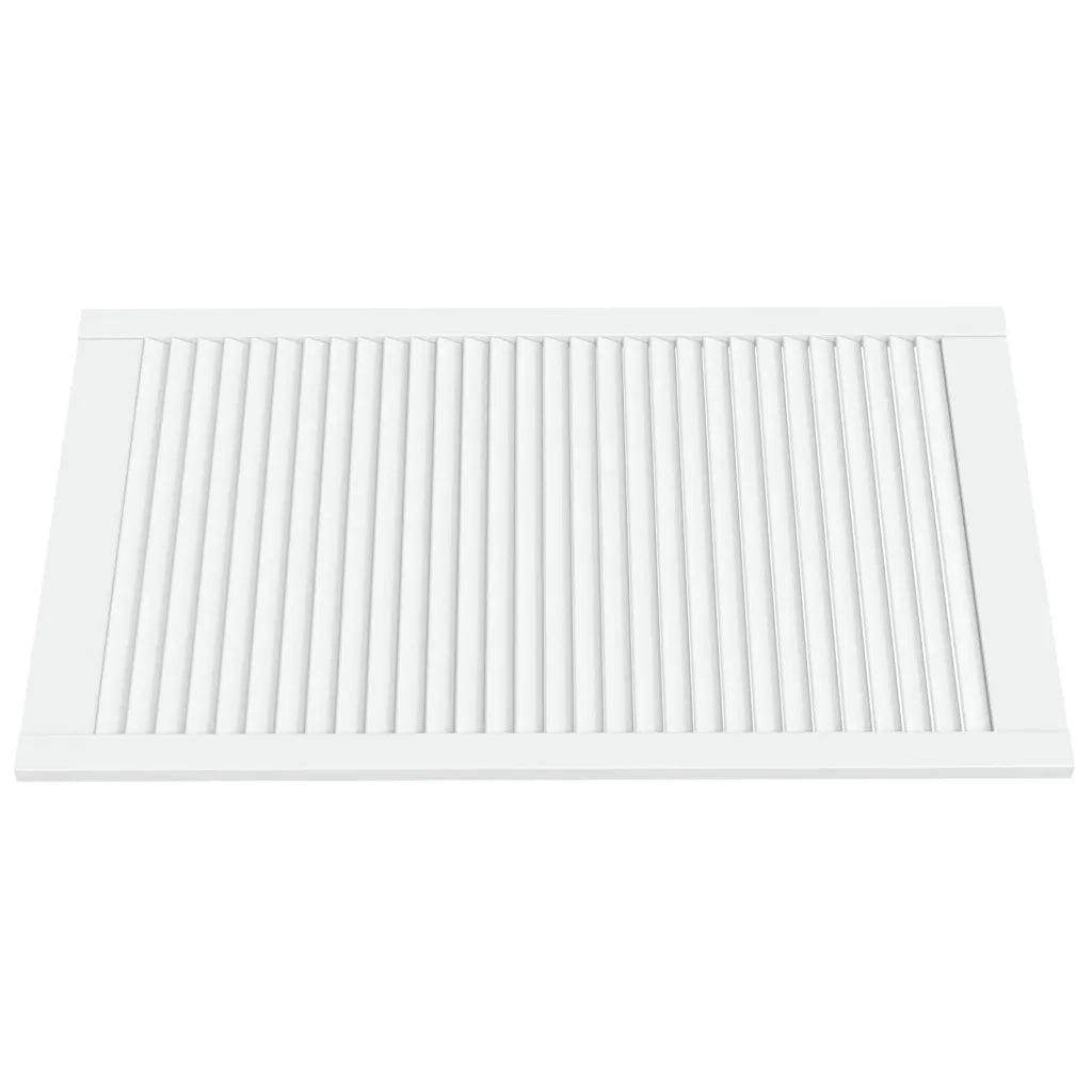 Ante a Lamelle Bianche 2 pz Bianche 99,3x59,4 cm Legno di Pino 151176