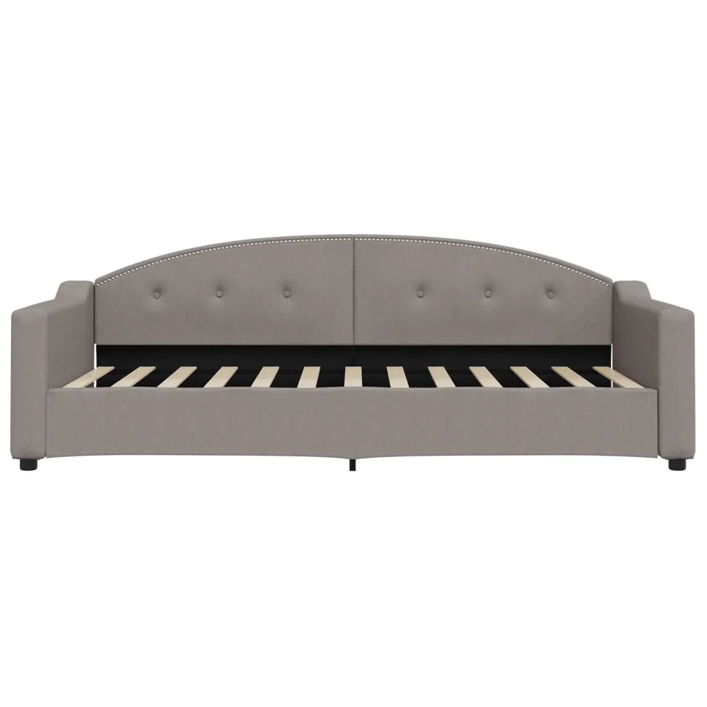 Divano letto | Sof¨¤ letto | Letto singolo Estraibile con Cassetti Tortora 90x200 cm Tessuto