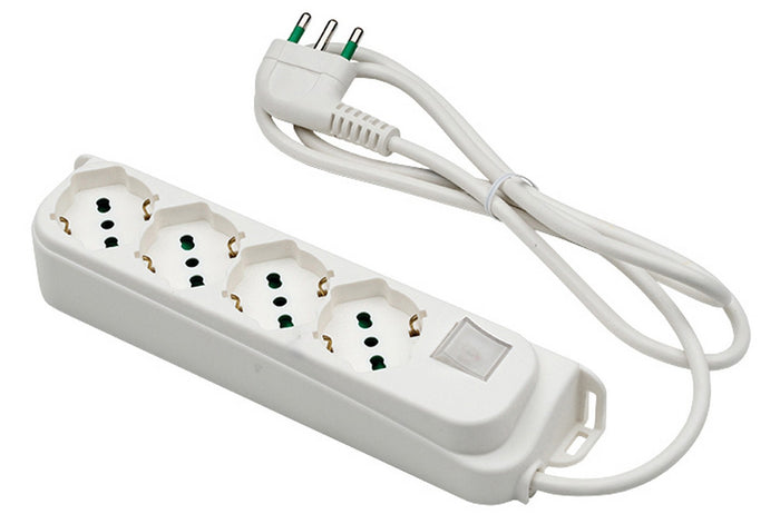 fme art. 47.420 multipresa 4prese bipasso/schuko+interruttore retail cod:ferx.98337